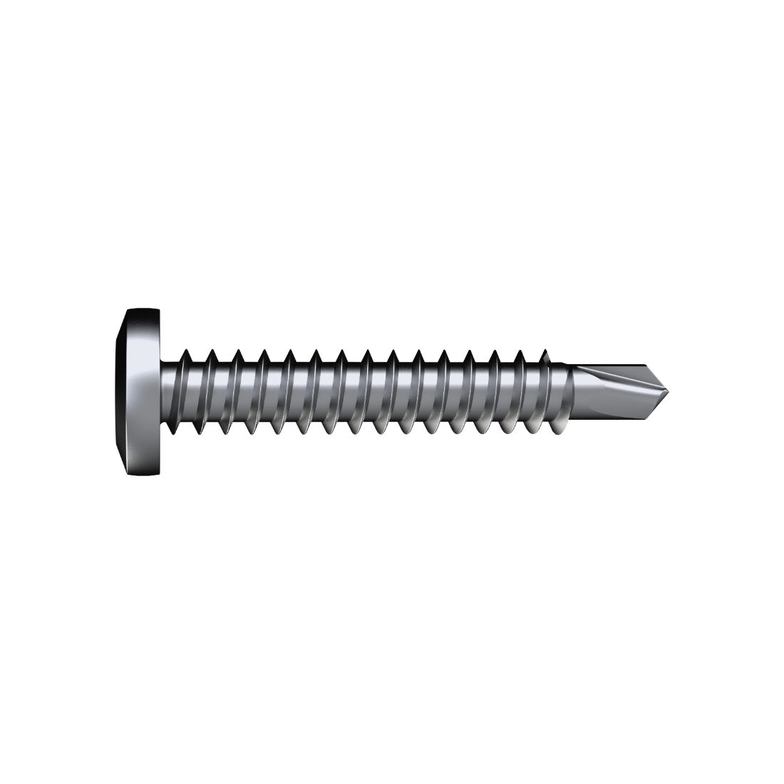 Self Drilling Screw for Metal 10g x 16mm Wafer Head Square Drive Class